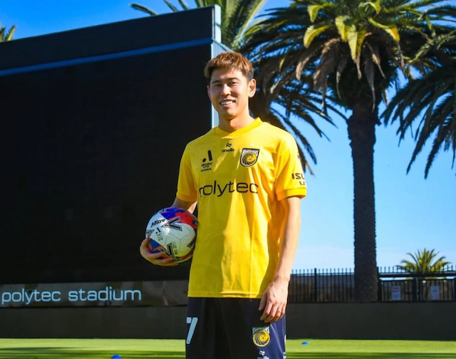 谷口海斗、セントラルコーストマリナーズ加入を報告　「ラブリーと支え合いながら」