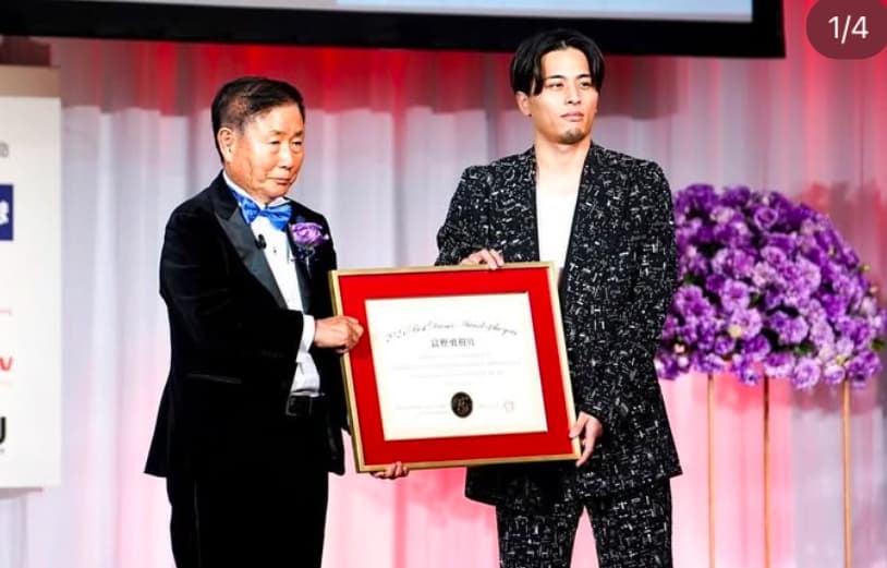 富樫勇樹「Best Dresser Awards 2024」ベストドレッサー賞を授賞！！