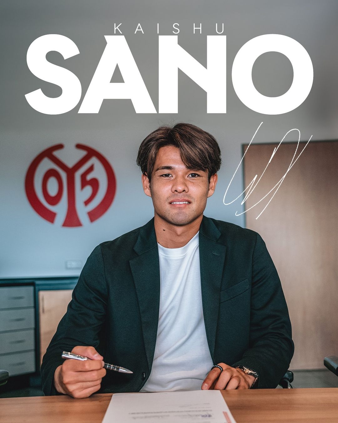 「海外でサッカーをするのが僕の夢」日本代表MF佐野海舟が4年契約でマインツに完全移籍