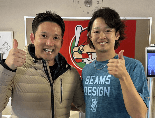 杉谷拳士が現ドラで移籍の元ハム投手と再会「元気そう」