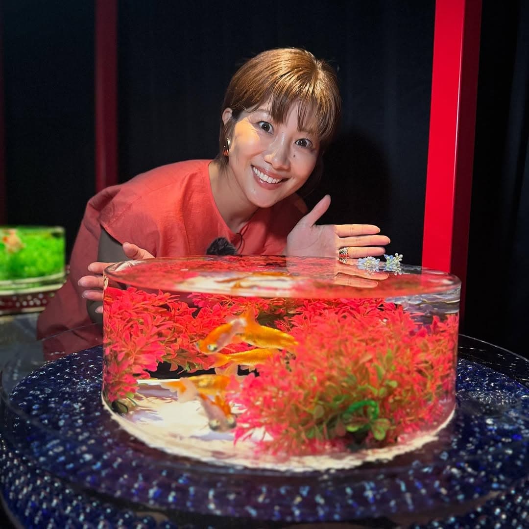 潮田玲子、東海地方の涼スポットを満喫「アートアクアリウム、美しかった」