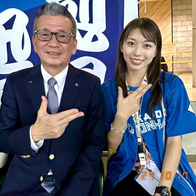 「ファンの鑑」モー娘。牧野真莉愛の球団社長との2Sが話題！