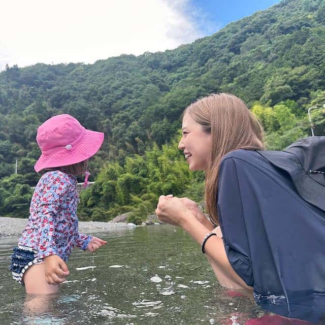 日本一の清流「穴吹川」で川遊び☀️丸高愛実が子供たちと夏満喫✨