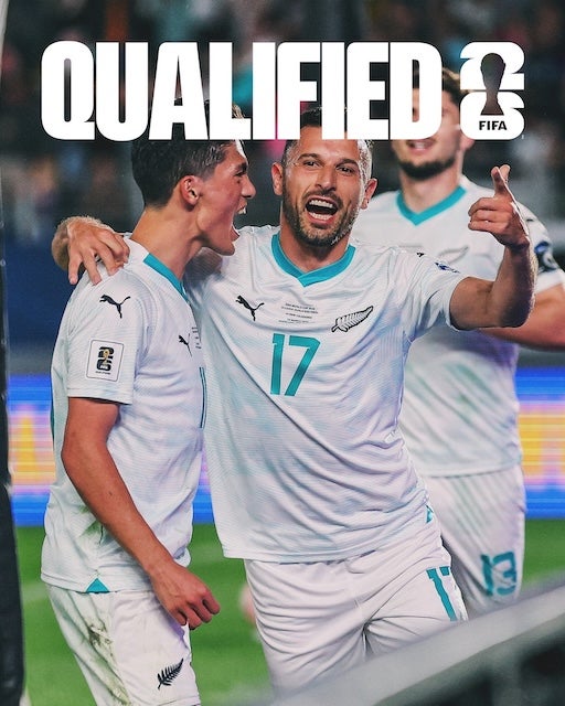 ニュージーランド代表が4大会ぶり3度目のW杯出場決定！