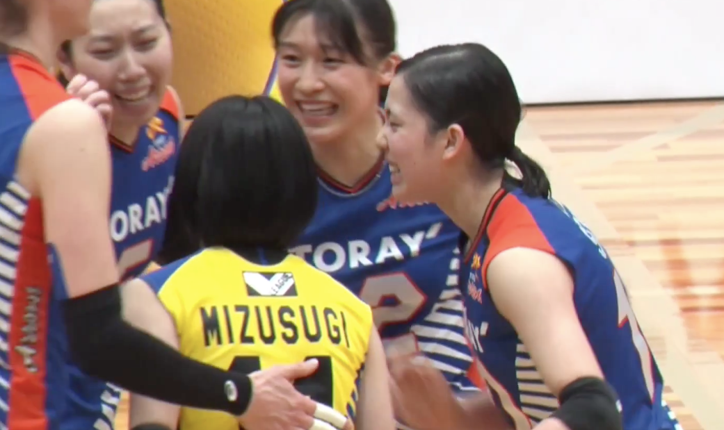 Ｖリーグ女子　東レアローズ vs. デンソーエアリービーズ 2022/3/5【ハイライト】
