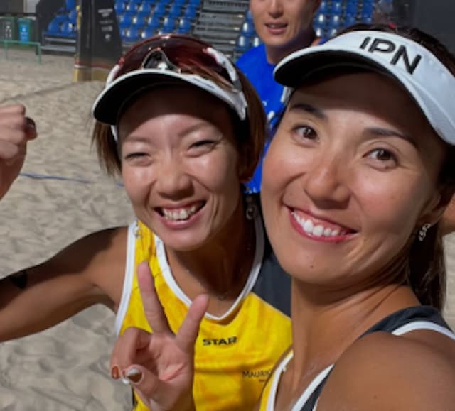 ビーチバレー・石井美樹、『アキさんと目指してよかった』パリ五輪で20年ぶりの勝利達成