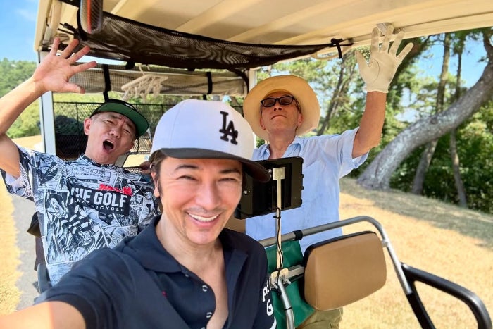 夢のような日に！！武田真治、所ジョージ＆木梨憲武と夢のゴルフラウンド！