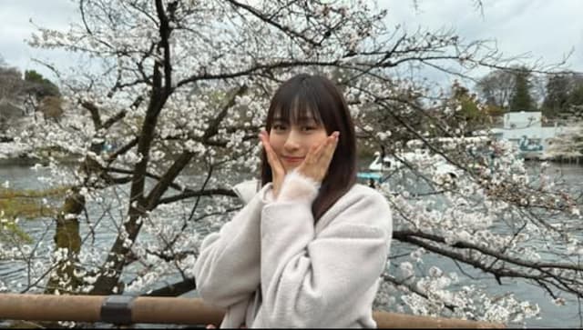 「また来年会おうね」女優・内木志が桜が終わる季節にツーショットを公開！