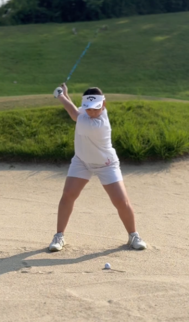 これでバンカーも怖くない!?ティーチングプロ大和田紗羅、