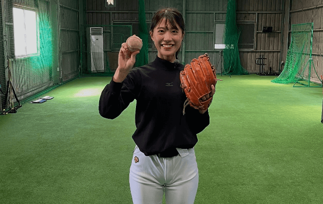 「感動…」美女スポーツキャスター、投球100kmチャレンジの結果発表！美ショット＆自己ベスト更新報告にファン感激