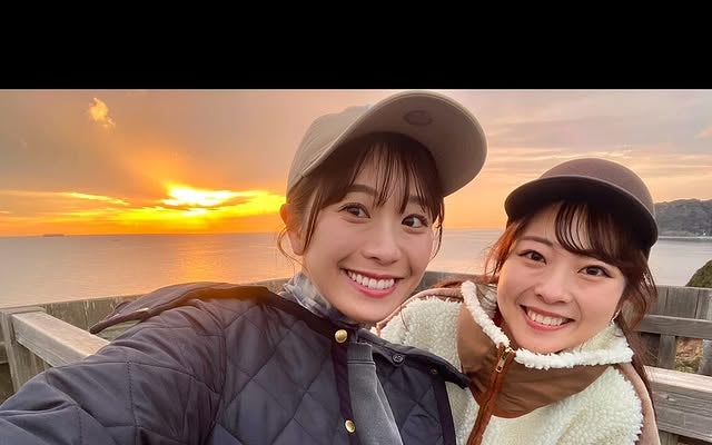 メ～テレ・小松﨑花菜アナ、東海テレビ篠田愛純アナと仲良しドライブへ！美人アナ2Sが話題