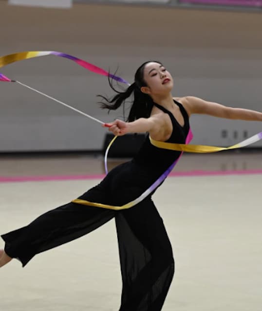 新体操・竹中七海、新体操チャレンジカップでエキシビション披露！音楽表現の魅力を届ける