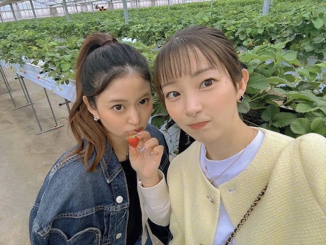 足立梨花、「いつものこの方」とのいちご狩りデートを公開！