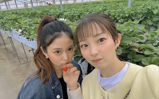 足立梨花、「いつものこの方」とのいちご狩りデートを公開！