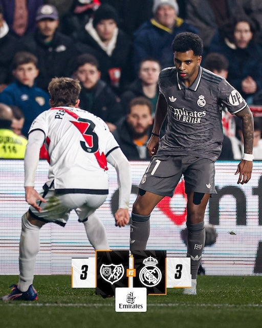 レアル・マドリードはバルベルデ強烈ミドルとベリンガム6戦連続ゴールを記録もドロー