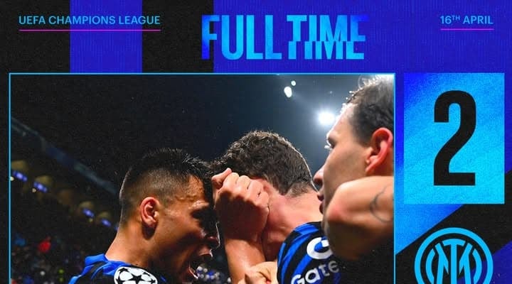 インテルがCL4強に進出！バイエルンはあと一歩及ばず敗退