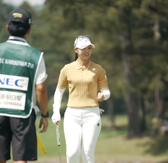 女子ゴルフ 柏原明日架が6年ぶりの優勝！NEC軽井沢72で歓喜の瞬間をつかむ