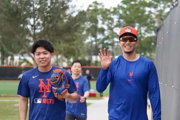 メッツ・千賀滉大 スプリングトレーニングに登場！