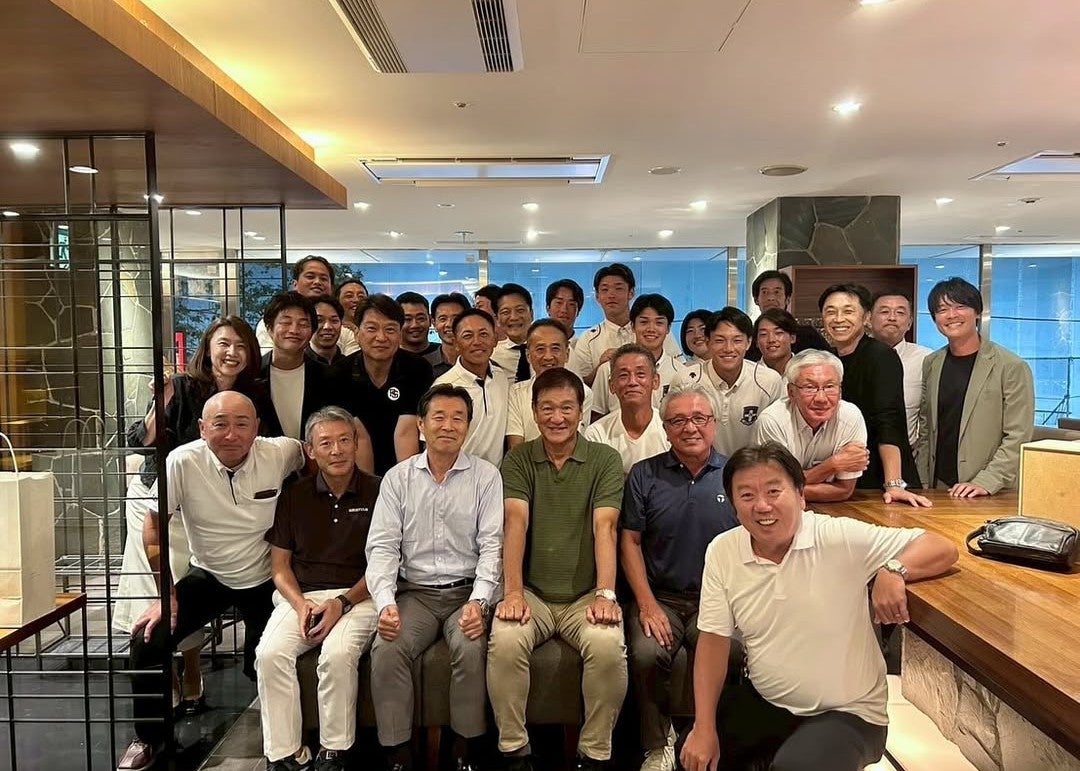 同志社大野球部OBが集結！宮本慎也、東京遠征チームを熱烈激励