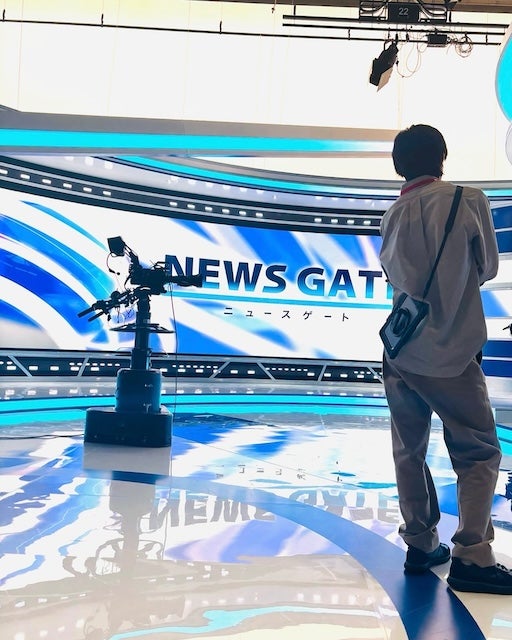 道枝駿佑、「NEWS GATE」のスタジオ前でたたずむ姿に反響