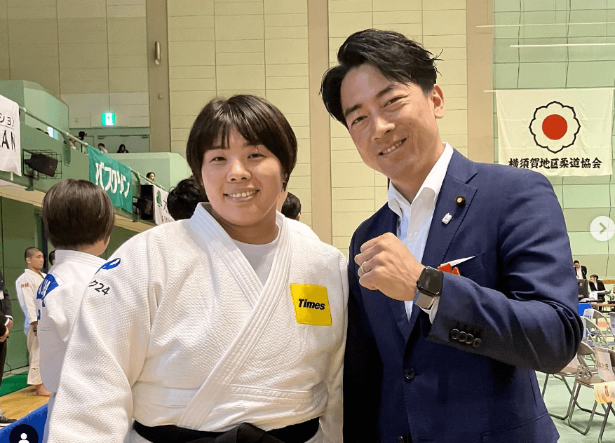 小泉進次郎、柔道日本代表への敬意と感謝を表明！！