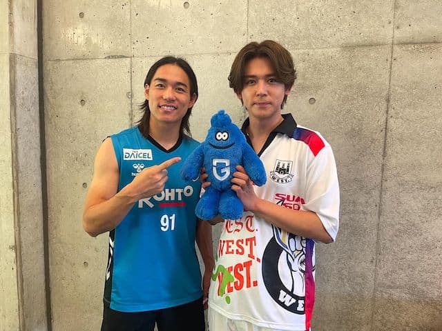 林大地 新天地大阪でWEST.小瀧と2ショット