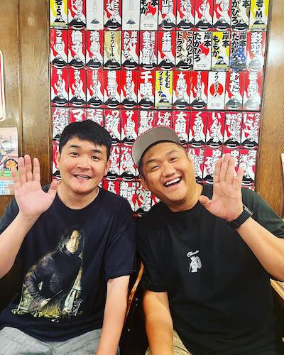 千鳥ノブの兄弟ツーショット📸📸