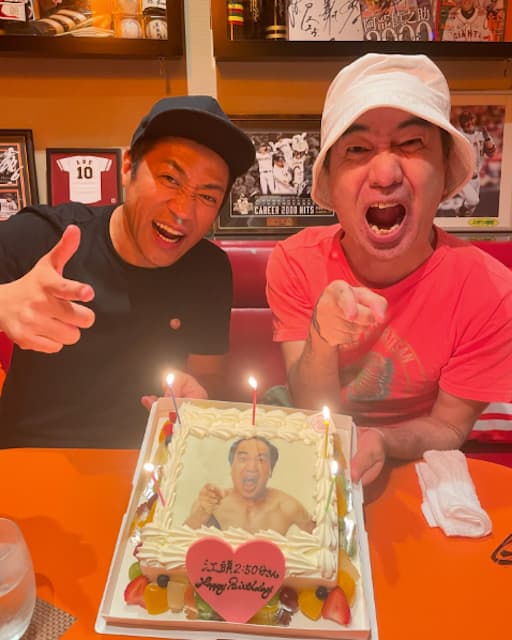 はなわ、江頭2:50とエガフェスの興奮冷めやらぬ2ショット公開