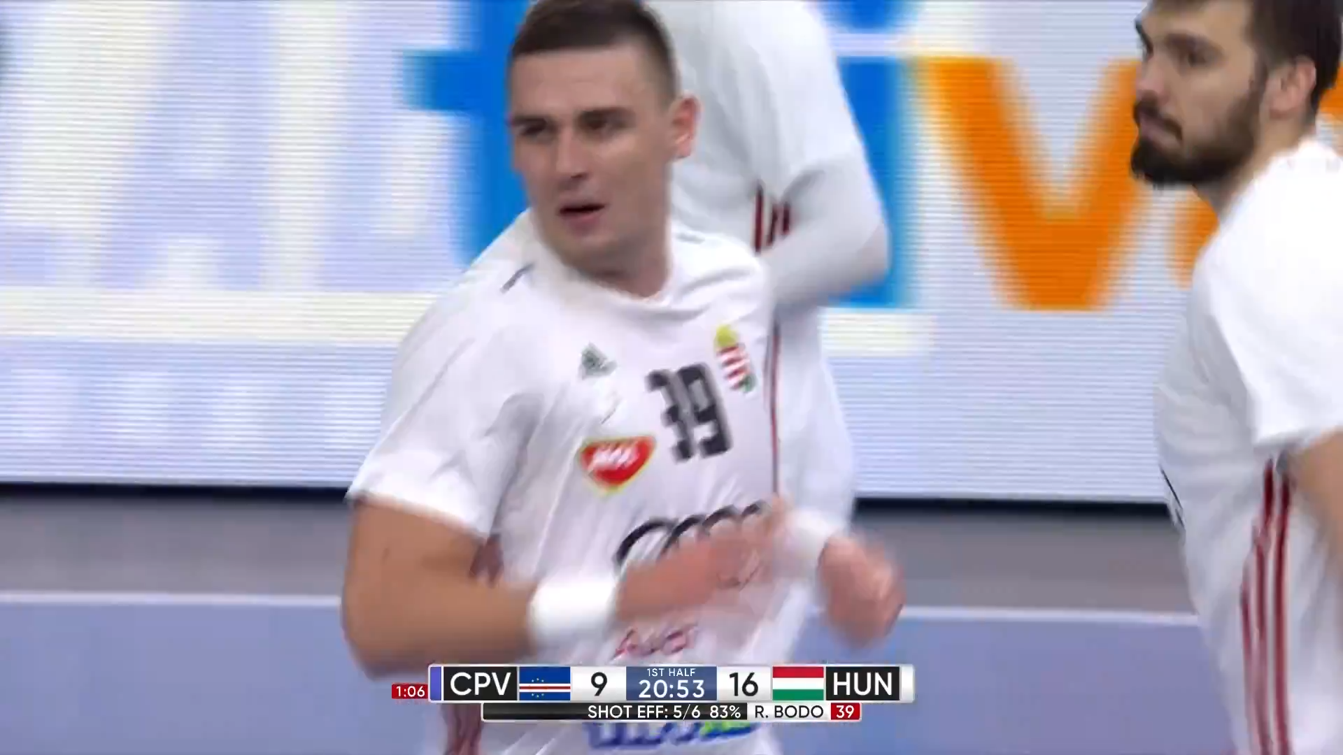 【ハンドボール】第28回男子世界選手権1/22メインラウンド カーボベルデ vs. ハンガリー