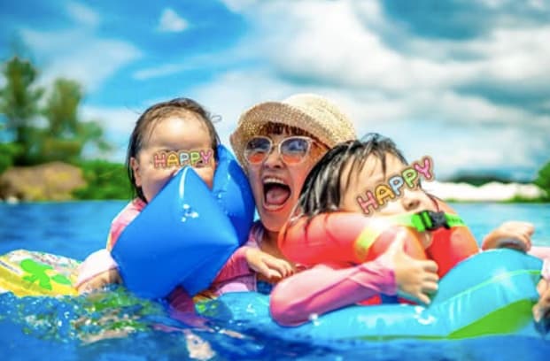 柳原可奈子、沖縄県での素敵な家族ショットを披露！