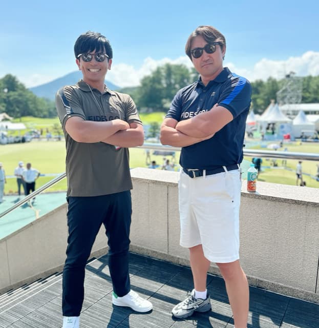 内川聖一、初めてのラウンドリポーターに挑戦！元同チームとのツーショットも！