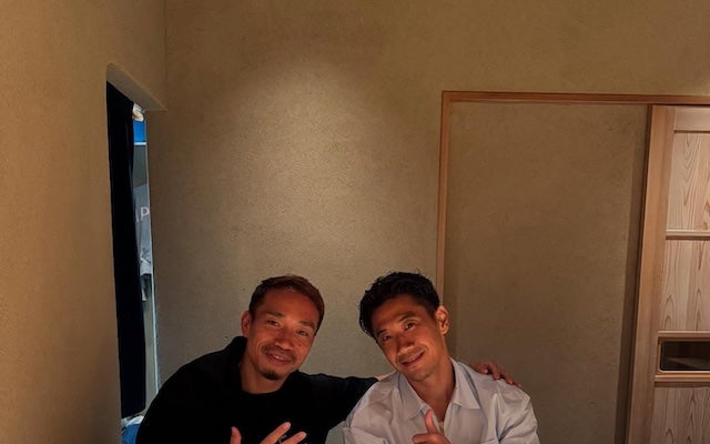 「仲良しな2人が見れて嬉しい！」香川真司と長友佑都のプライベートショットが話題に