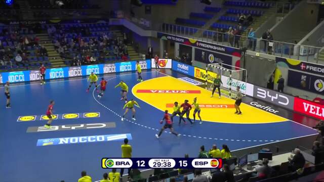 【ハンドボール】第26回女子世界選手権グループG ブラジル vs. スペイン