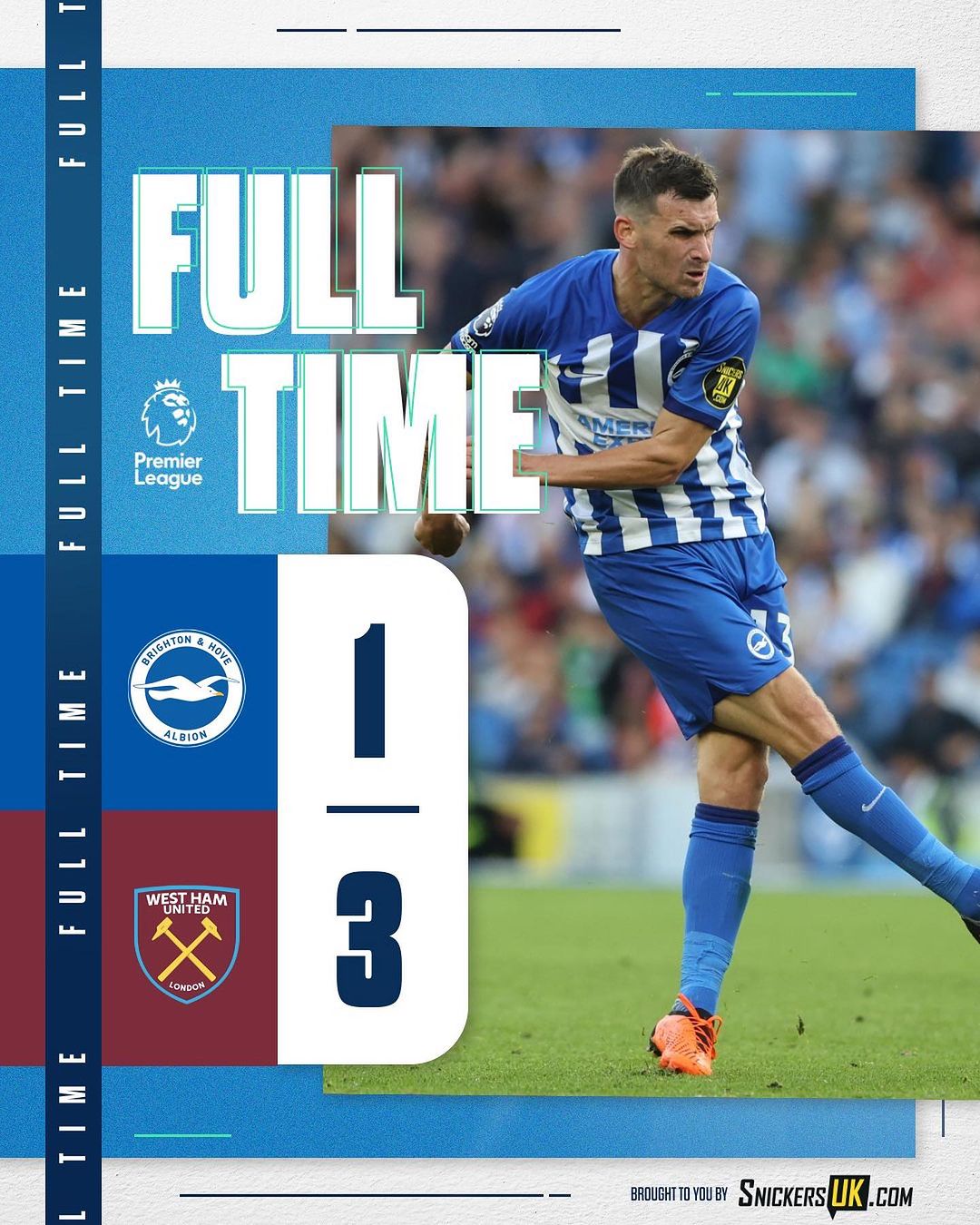 「サッカーは公平？」三笘薫所属のブライトン⚽ボール支配率約8割も開幕戦3連勝ならず