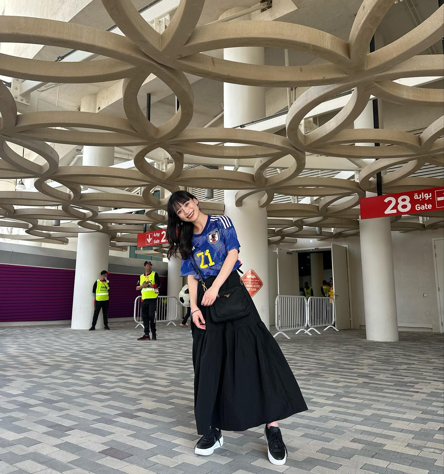 上田綺世の妻・由布菜月のユニフォーム姿が話題に「勝利の女神さま」の声