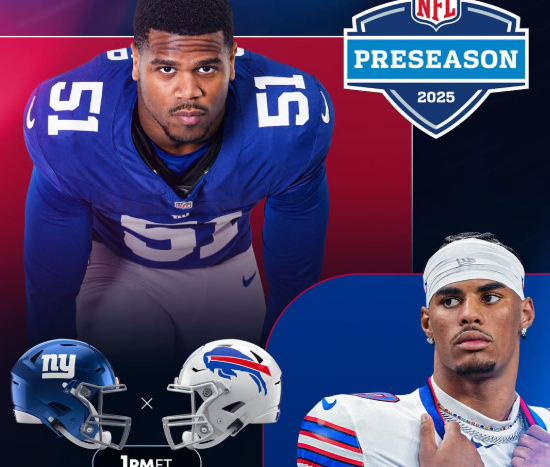 NFL 東西ニューヨーク対決！ジャイアンツvsビルズの注目試合がキックオフ目前