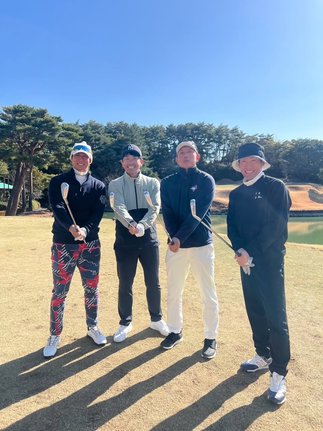 「最高のメンバー」福田秀平、青空ゴルフの笑顔に反響「空気感が最高」
