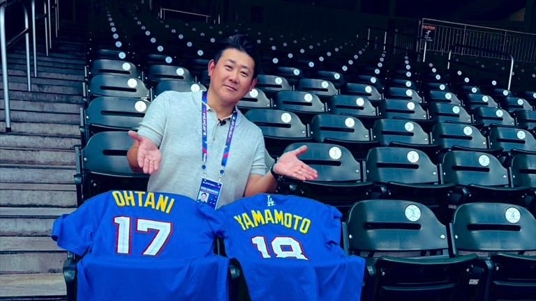 松坂大輔、MLBオールスターゲームの取材のためアトランタからパシャリ！