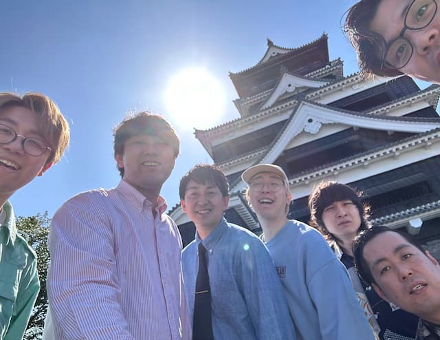 「とても立派でした！」オズワルド畠中が熊本城を訪れる