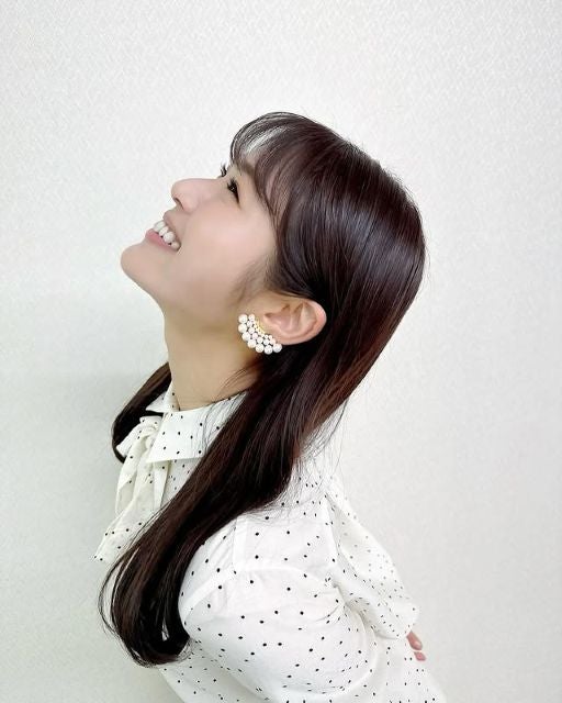 「おっきいイヤリングみて〜」渋谷凪咲、アクセサリーにご満悦な可愛すぎるスマイルにファンメロメロ！？