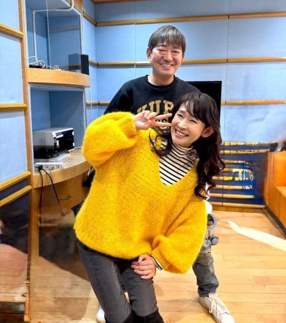 MBS武川智美アナ、『それゆけ！メッセンジャー』黒田有との収録ショットを公開「黒田さんには悩みがあるんです」