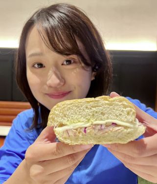 TBS篠原梨菜アナ、築地の「PONTE NUOVO CAFE」で絶品パニーニモーニングを満喫！