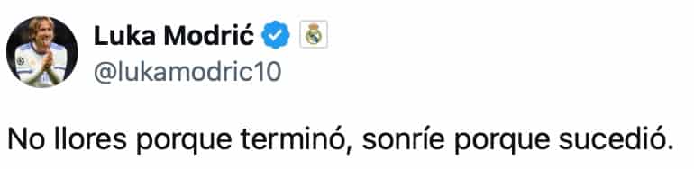 モドリッチが「終わりではなく、起きたことを笑顔で」投稿　深いメッセージに反響