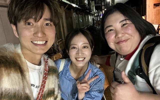 「楽しすぎる幸せな夜でした！」NMB48 川上千尋が大好きな芸人2人と会ってパワーチャージ！