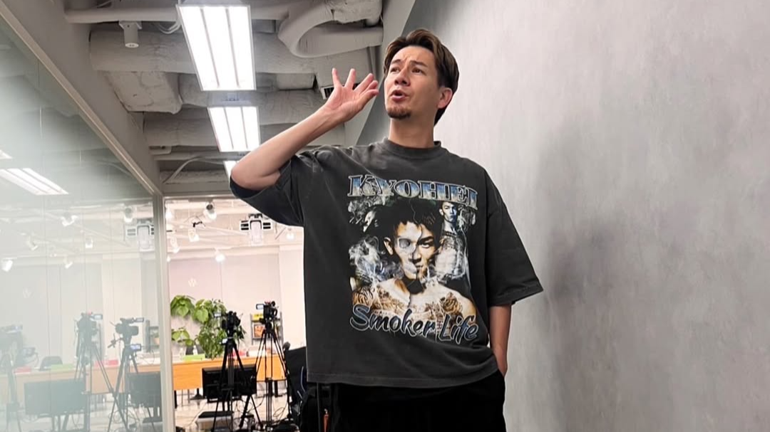 「どこで買えるのかめっちゃ聞かれました」JOY、萩原選手ヴィンテージTシャツを披露