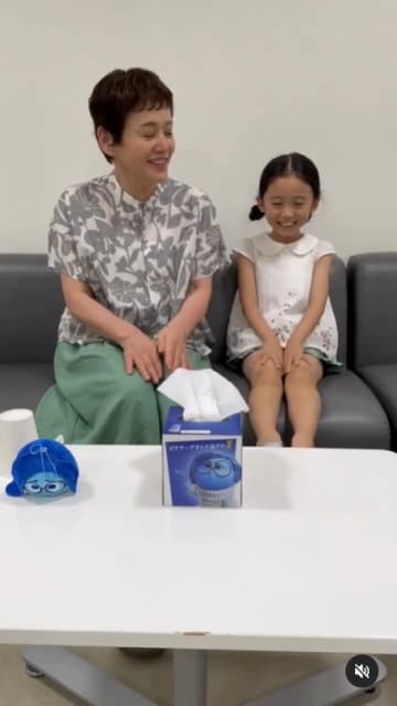 大竹しのぶ、孫娘役「らなちゃん」との久々再会でメロメロ