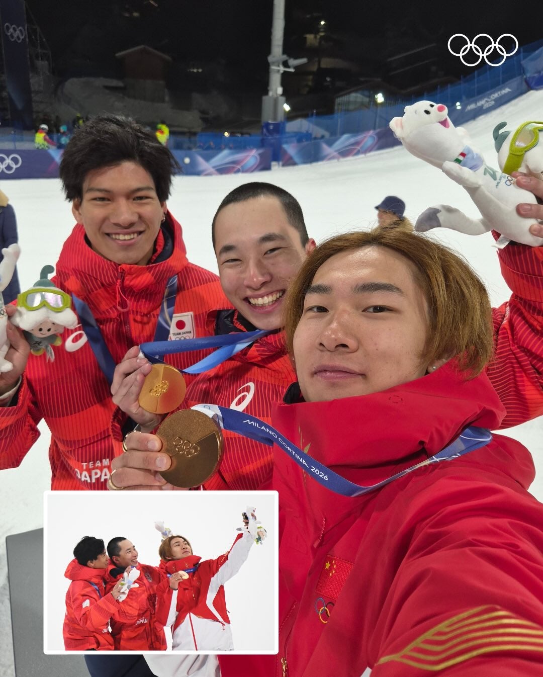 【ミラノ五輪】日本勢が金銀銅3メダル獲得！スノボ木村＆木俣が史上初ワンツー、ジャンプ丸山は涙の銅