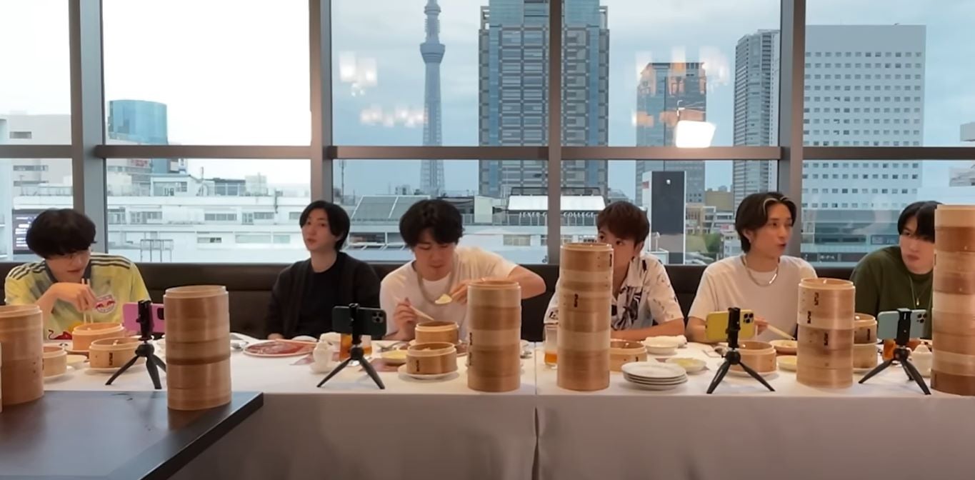 SixTONESがわんこ100皿小籠包に挑戦！