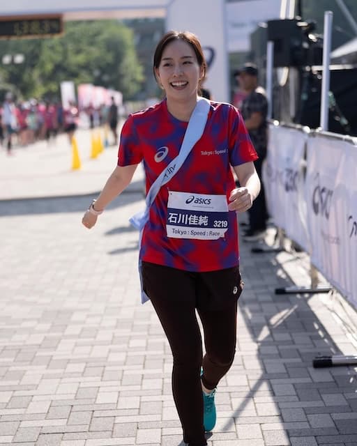 「自分にできる全速力で頑張りました」石川佳純、Tokyo：Speed ： Raceに参加！