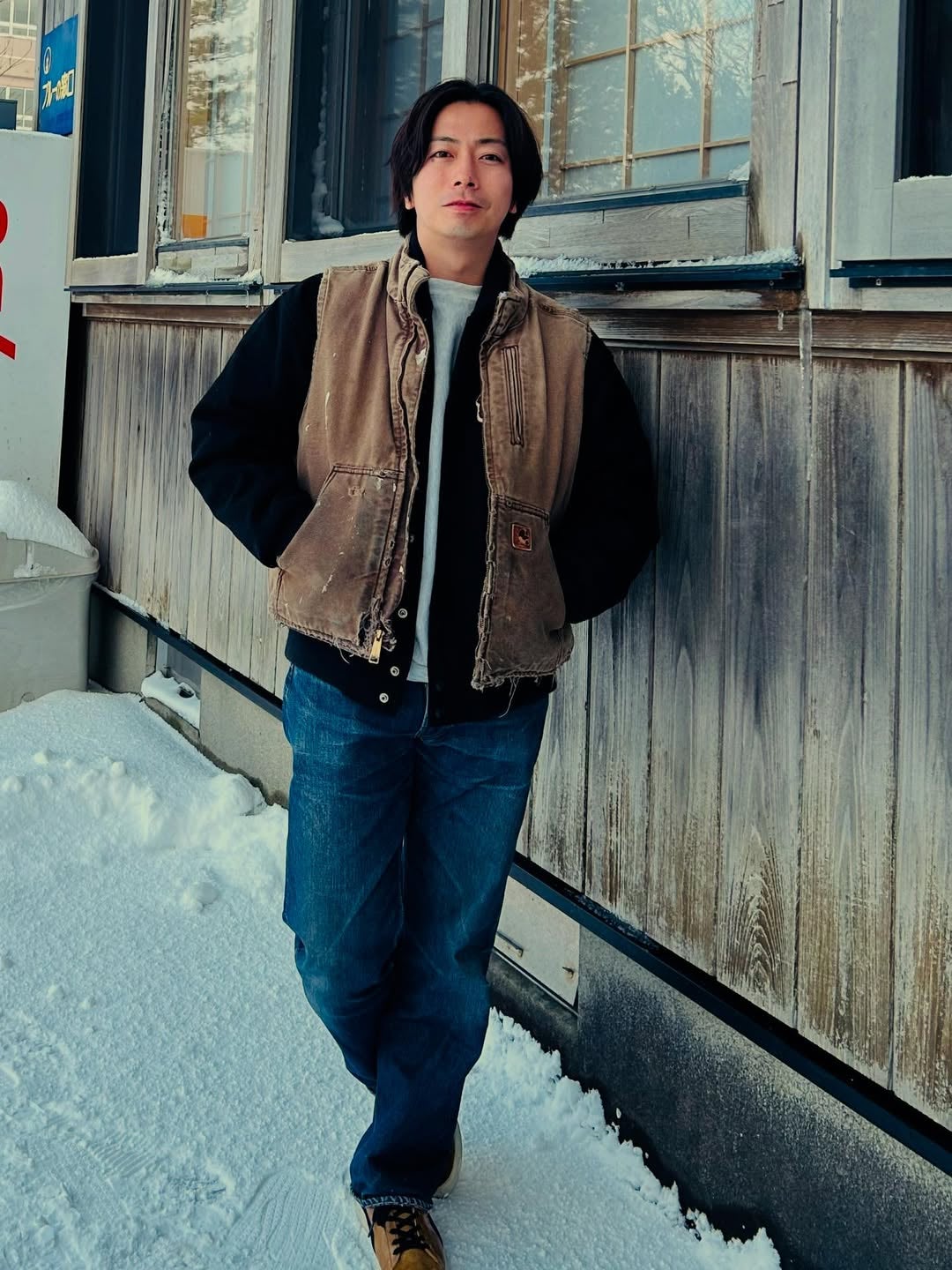 冬の古着コーデが話題　河合郁人、ヴィンテージスタイル披露